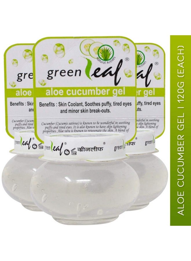 Aloe Cucumber Gel 120Gm Each Pack Of 3