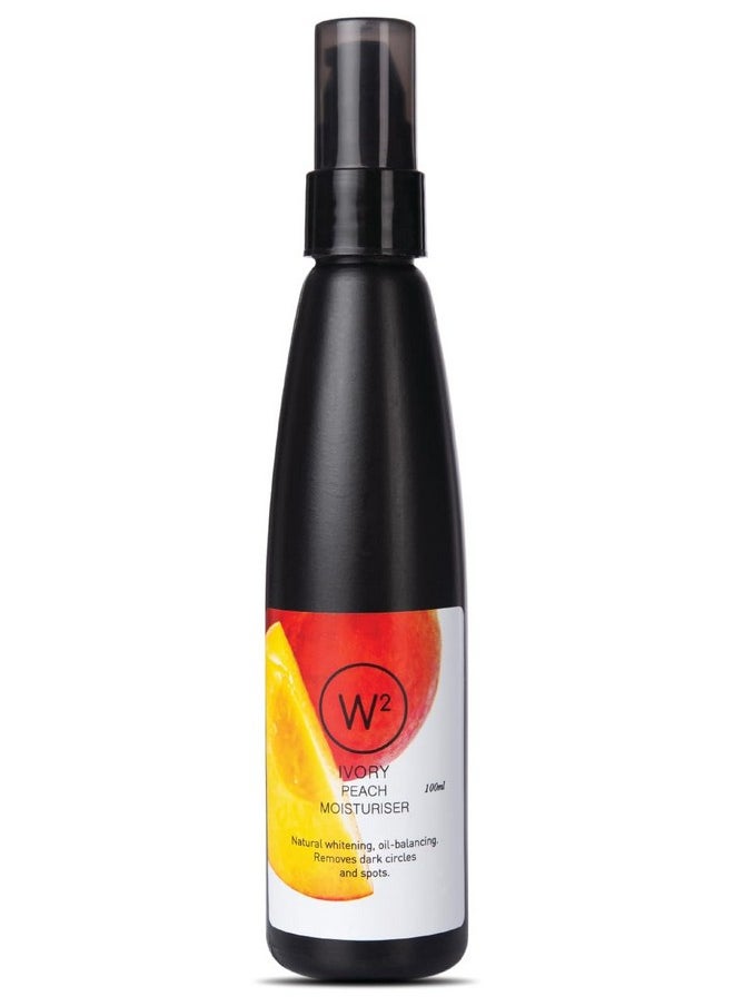 Why Wait Ivory Peach Moisturiser | Contains Peach Extract, Wheat Germ Oil, Olive Oil & Almond Oil | Removes Dark Spots, Dark Circles & Prevents Acne, Uv Ray Damage | For Men & Women -100Ml