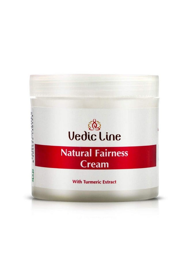 Vedicline Natural Fairness Cream, Reduces Redness, Pimples & Acne With Turmeric Extract, Mango Extract, Soya Oil For Restoring Fairness Glow, 100Ml