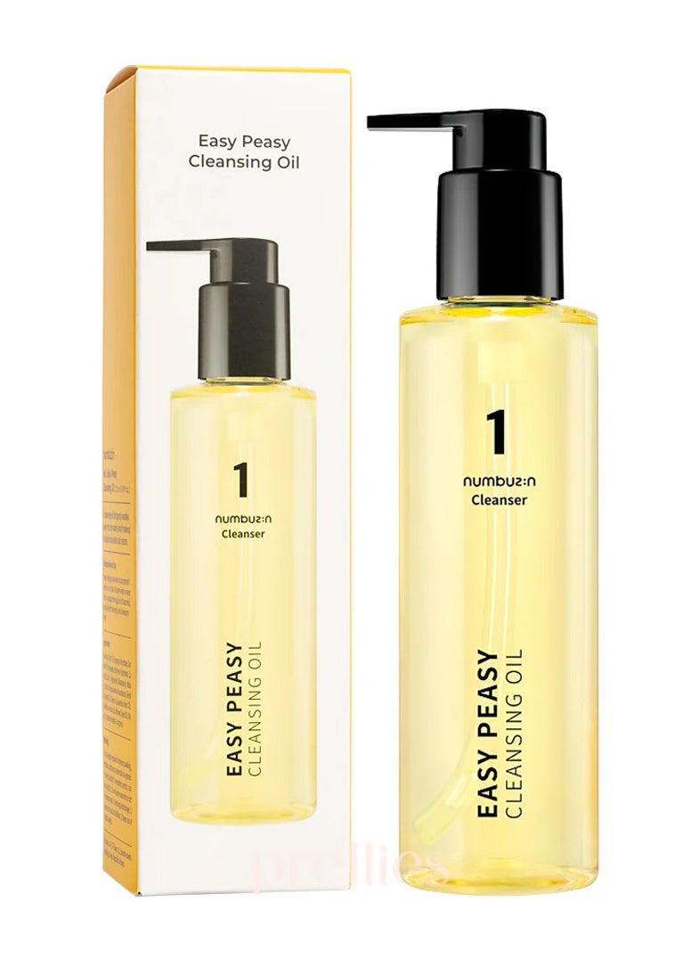 Korean Skin Care Products Original Numbuzin Skincare Makeup Removing Oil No.1 Easy Peasy Cleansing Oil 200ml