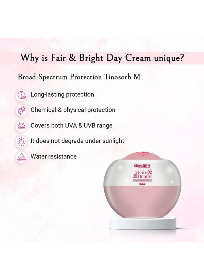 Keya Seth Aromatherapy Fair & Bright Serum + Day Cream + Night Cream Overnight Repair & Fairness Treatment Kit