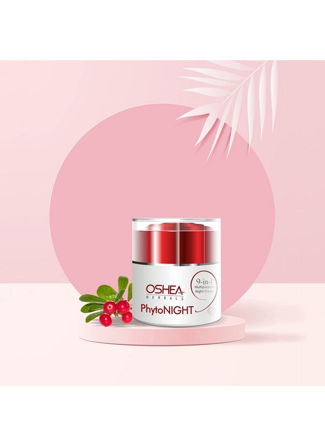 Herbals Phytonight Face Cream For All Skin Types | Improves Uneven Skin Tone With Maintained Hydration, Minimizes Fine Lines & Signs Of Aging Enriched With Soyabean & Bearberry Extract 50 G