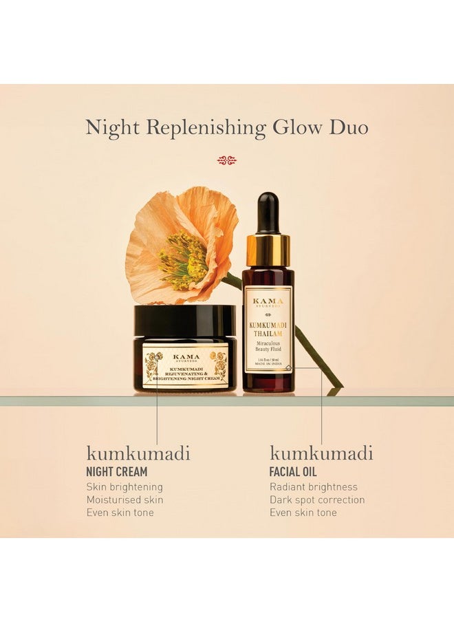 Kumkumadi Rejuvenating & Brightening Nightcream 8Gm