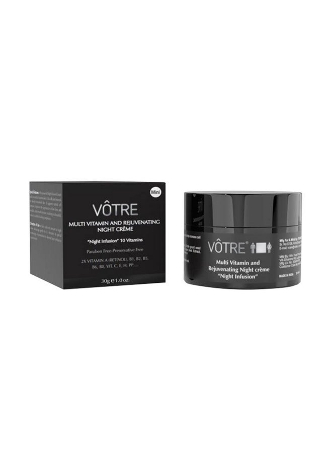 Mini Multi Vitamin And Rejuvenating Night Crème Night Infusion 10 Vitamins, 30Gms