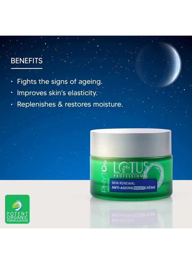 Professional Phyto Rx Skin Renewal Anti Ageing Night Cream, Natural, 50 G