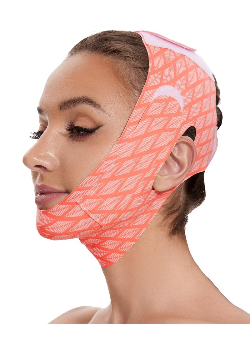 V Line Mask Double chin reducer Chin Strap Eliminator Remover Prevent Sagging V Shaped Face Belt slimming for Sleeping Women Jaw Exerciser