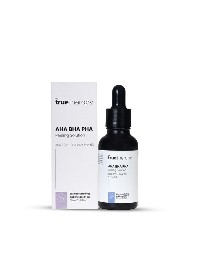 30% Aha + 2% Bha + 5% Pha Skin Peeling Solution For Instant Glowing Skin - 30 Ml