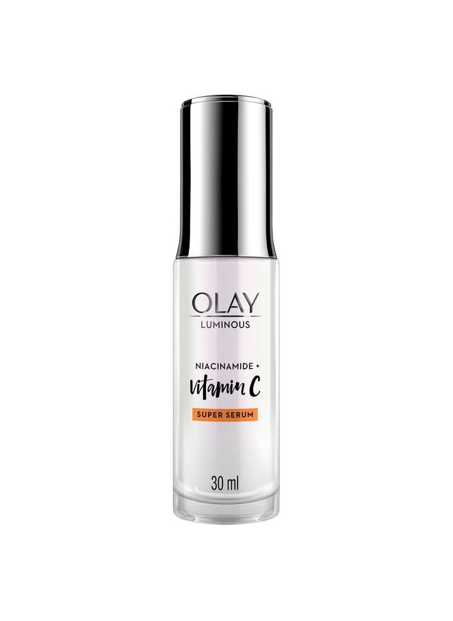 Face Serum | Clear And Even Skin | Fights Dullness And Provides Radiant Glow| Normal, Oily, Dry, Combination Skin | Paraben And Sulphate Free (30Ml, Vitamin C)