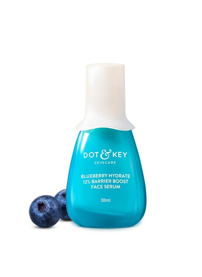 Blueberry Hydrate 12% Barrier Boost Face Serum | Reduces Redness & Irritation | Instant Boost In Skin Hydrations| For Uneven & Dull Skin | 30Ml