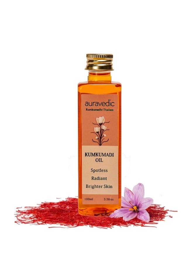 Kumkumadi Oil, 100 Ml. Kumkumadi Face Oil For Glowing Skin. Kumkumadi Tailam From Kerala.