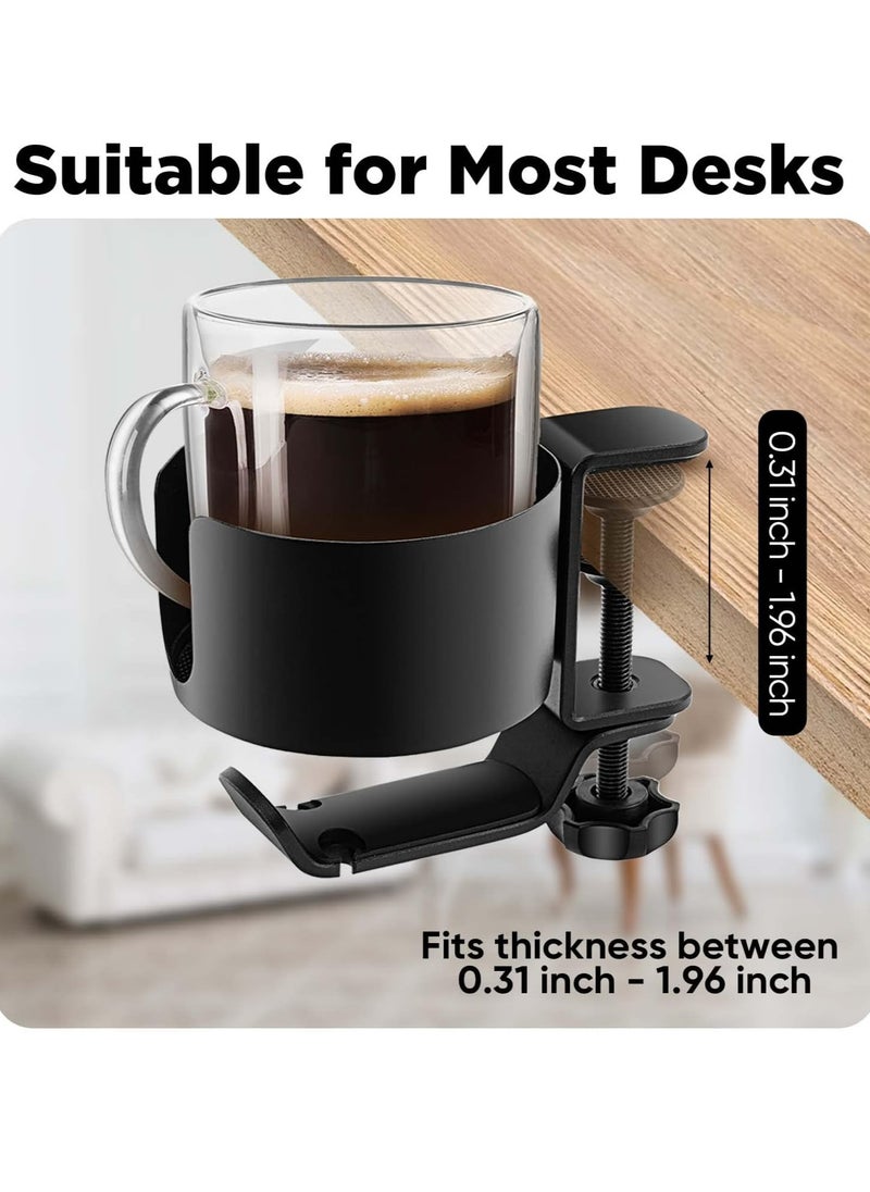 Coffee Cup Organizer and Storage，Kitchen Cabinet Shelf Organizer，Gadget for Tea Cup and Mugs, Save Space(Black)