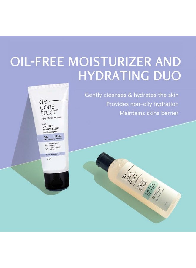 Daily Hydrating Duo - Hydrating Face Wash + Hydrating Face Moisturiser | Face Wash And Moisturizer Duo | Dry And Damaged Skin|