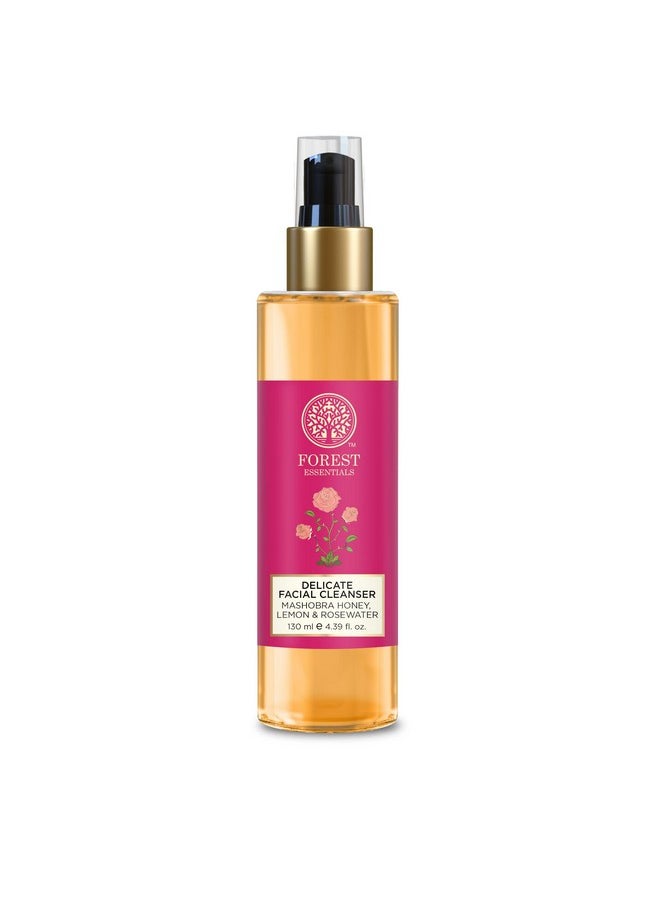 Delicate Facial Cleanser Mashobra Honey, Lemon & Rose Water 130 Ml (Face Wash)