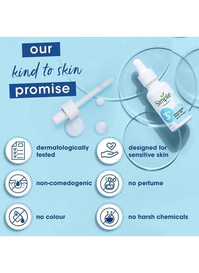 Booster Serum 3% Hyaluronic Acid + Vit B5 30Ml | For Deep Hydration & Instantly Visible Results| For All Skin Types