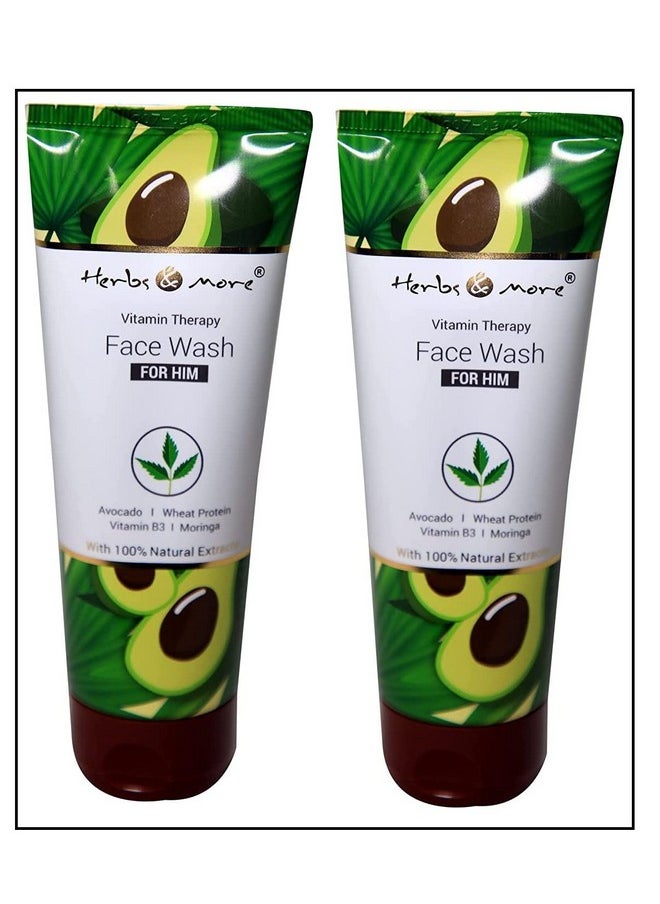 Face Wash For Him Herbs & More [ Pack Of 2 ] Manat Enterprise