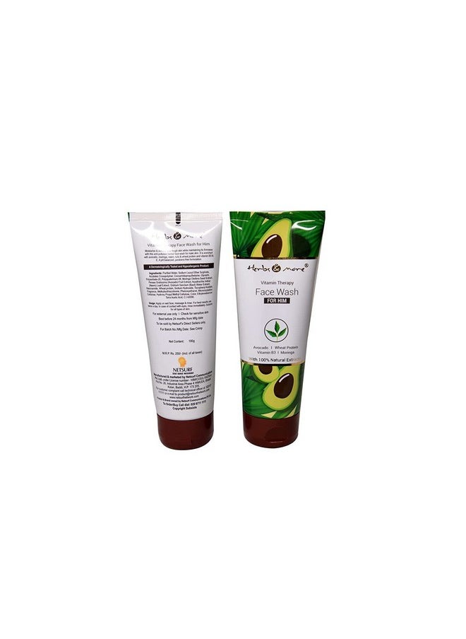 Face Wash For Him Herbs & More [ Pack Of 2 ] Manat Enterprise