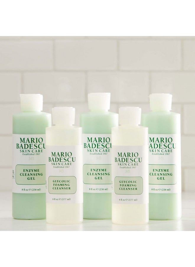 Mario Badescu Enzyme Cleansing Gel For All Skin Types, Oil-Free Face Wash With Grapefruit & Papaya Extract, Remove Excess Oil & Surface Impurities, 236Ml Suitable For Men & Women Daily Skin Care Routine