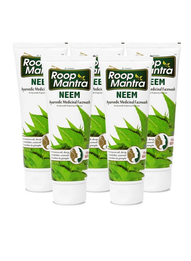 Neem Face Wash 115Ml (Pack Of 5, 115Ml)