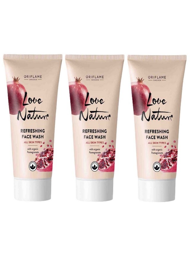 Love Nature Refreshing Face Wash With Organic Pomegranate