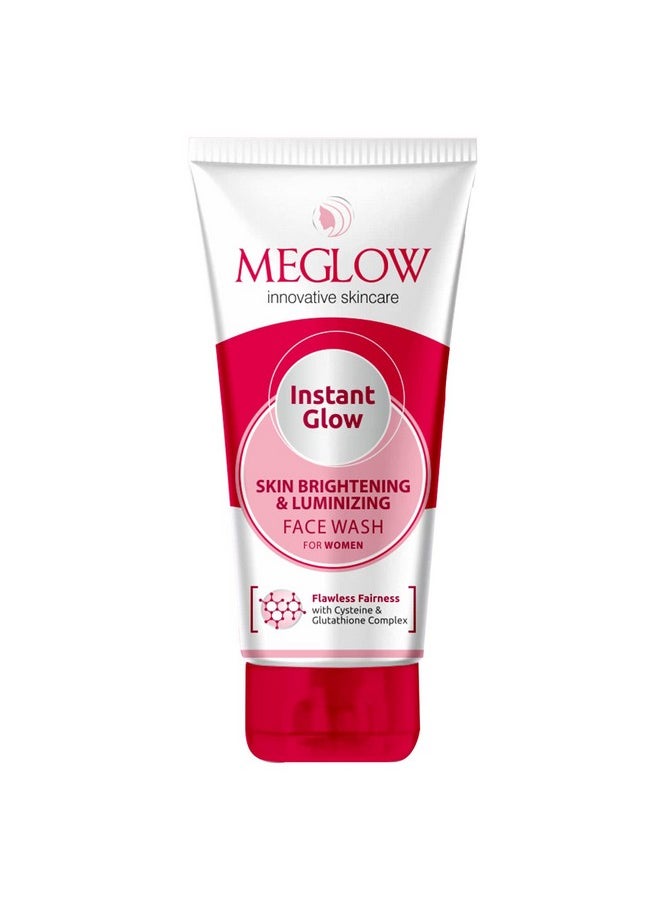 Instant Glow Fairness Face Wash For Women - Combo Pack Of 3, 70G - Daily Use For Skin Brightening And Luminizing| Helps To Remove Dark Spot|All Skin Type|Paraben Free For Smooth & Glowing Skin