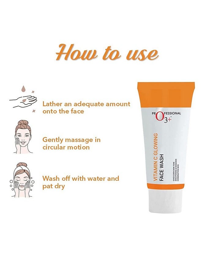 Vitamin C Face Wash Glow For Daily Brightening & Gentle Cleansing 60G