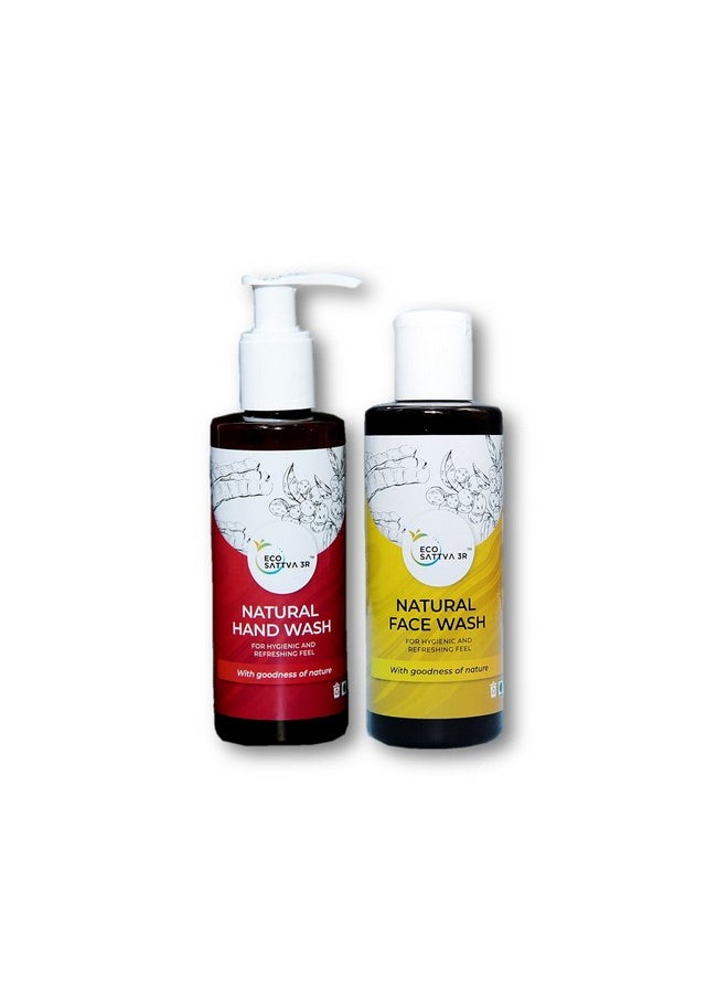 Personal Arsenal Care Combo Natural Hand Wash And Face Wash (200Ml Each)