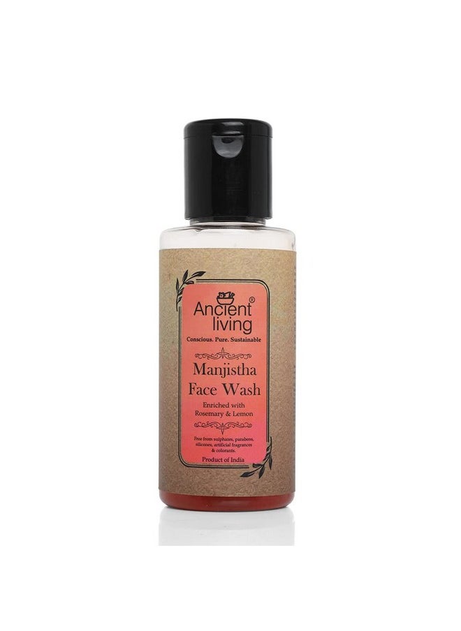 Manjistha Face Wash - Purifying Face Cleanser For All Skin Types -100 Ml