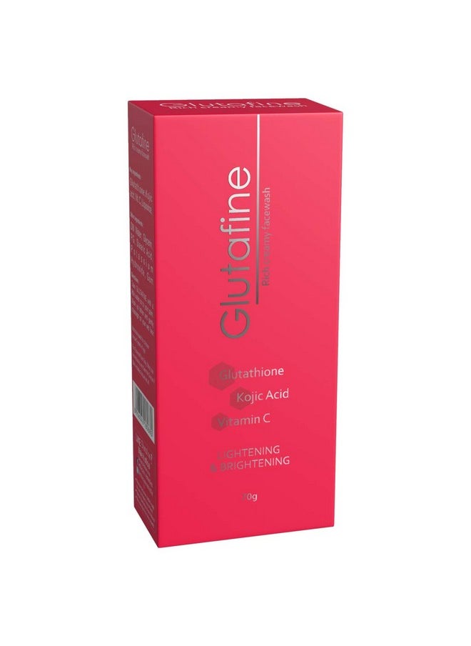 Glutafine Rich Creamy Facewash For Lightening And Brightening, 70G (Pack Of 1)