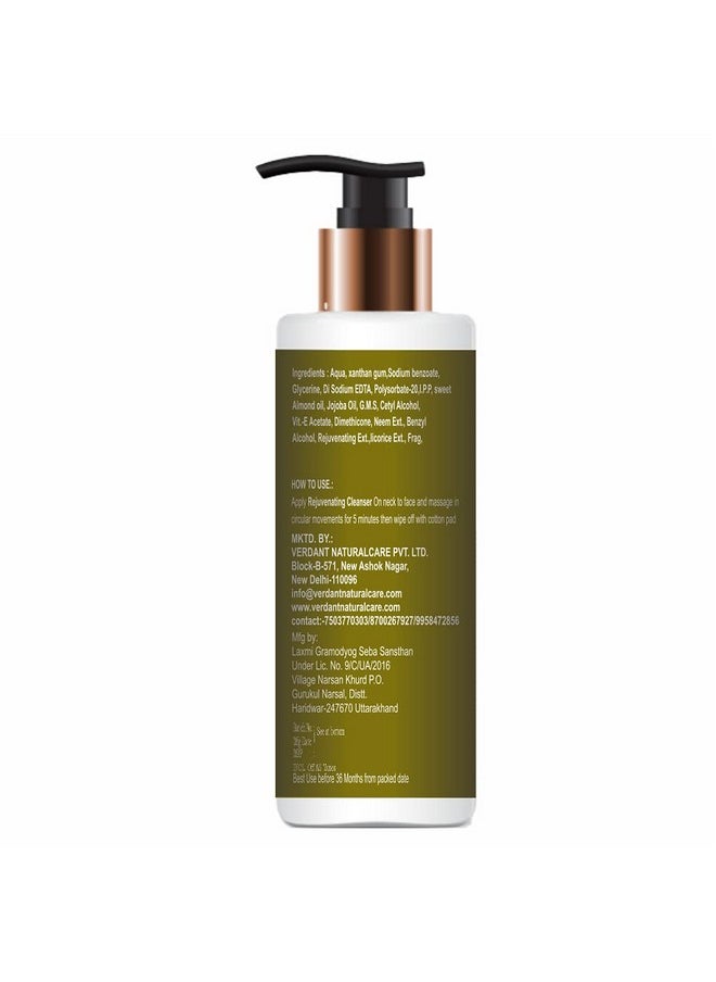 Rejuvenating Face Cleanser (200Ml) For Removes Dead Skin Cells & Deep Pore Cleanser - Sulphate & Paraben Free