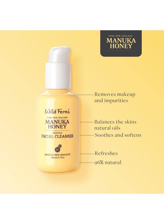 Manuka Honey Gentle Facial Cleanser, 96% Natural, 140 Milliliters