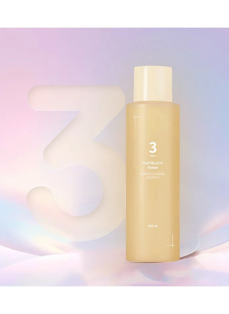 Numbuzin No 3 Super Glowing Essence Toner 200ml