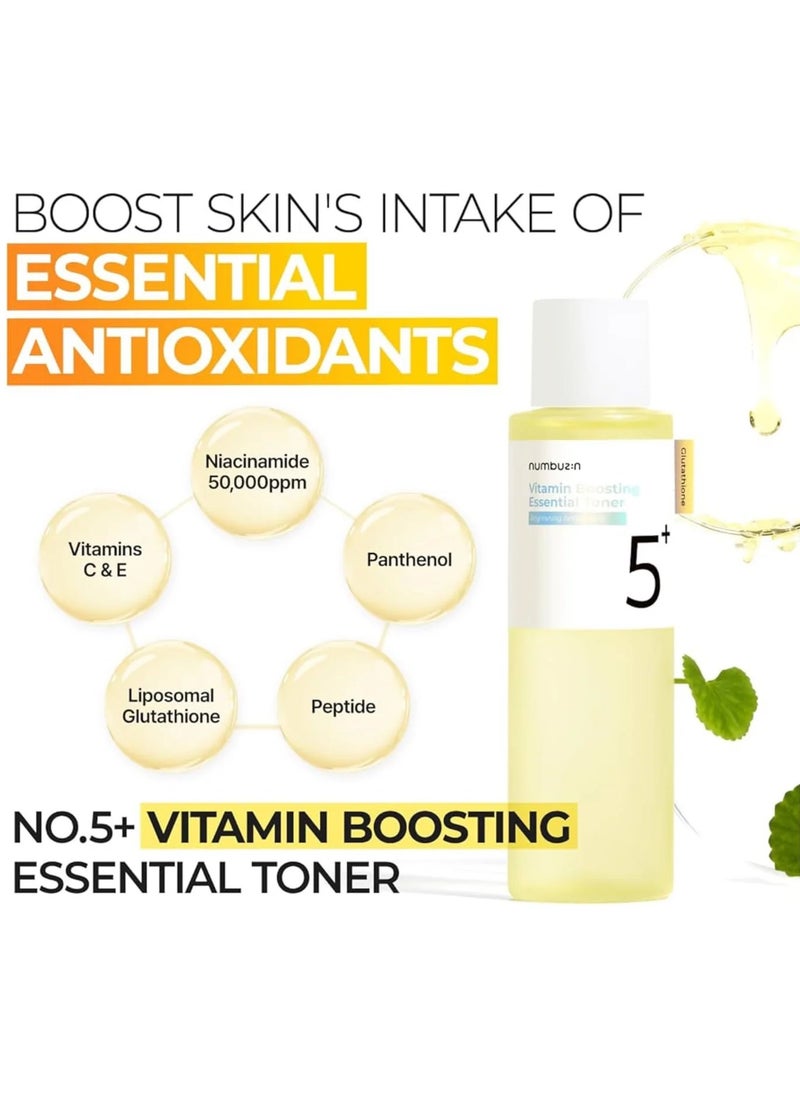 Numbuzin No.5 Vitamin Boosting Essential Toner 200ml
