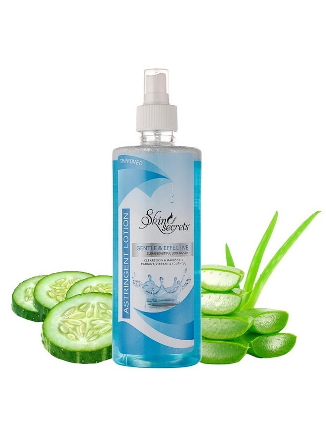 Astringent Lotion With Aloe Vera & Cucumber Extract| 500Ml, Blue