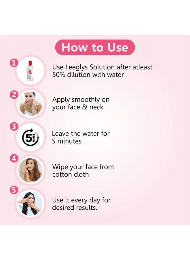 Leeglys Glycerin Rose Water Toner For Face Pack Of 2-100Ml Each - Enriched With 12% Rose Water And 88% Glycerin || For Nourished And Smooth Skin || Multipurpose Use