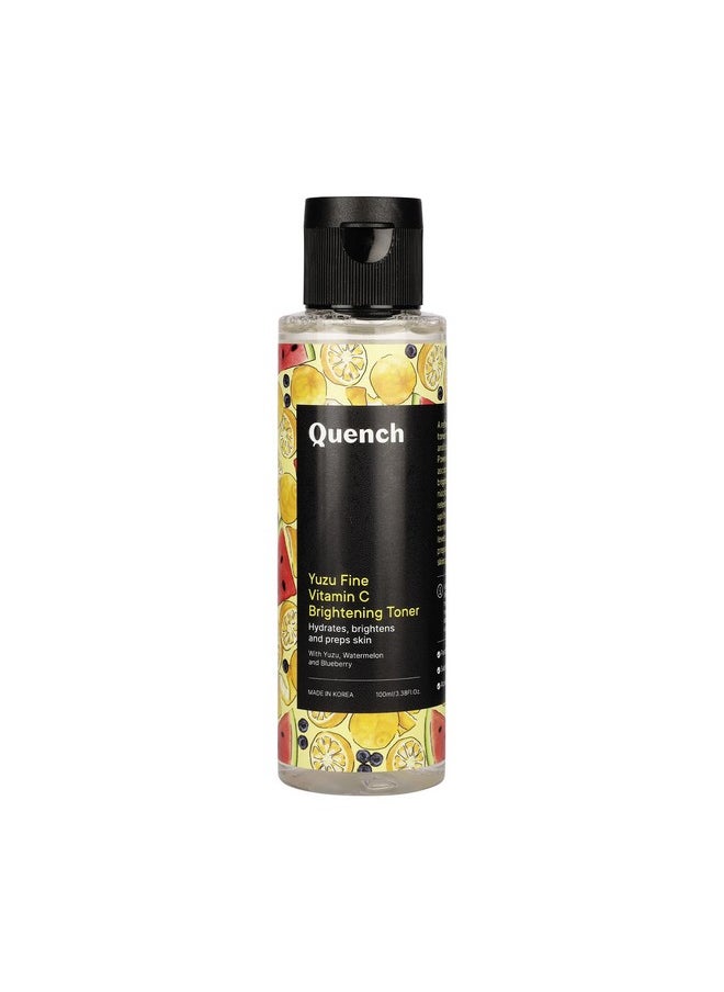 Quench Vitamin C Brightening Korean Toner, Brightens & Hydrates Skin, Gives Smoother & Even Toned Skin Made In Korea (100Ml)