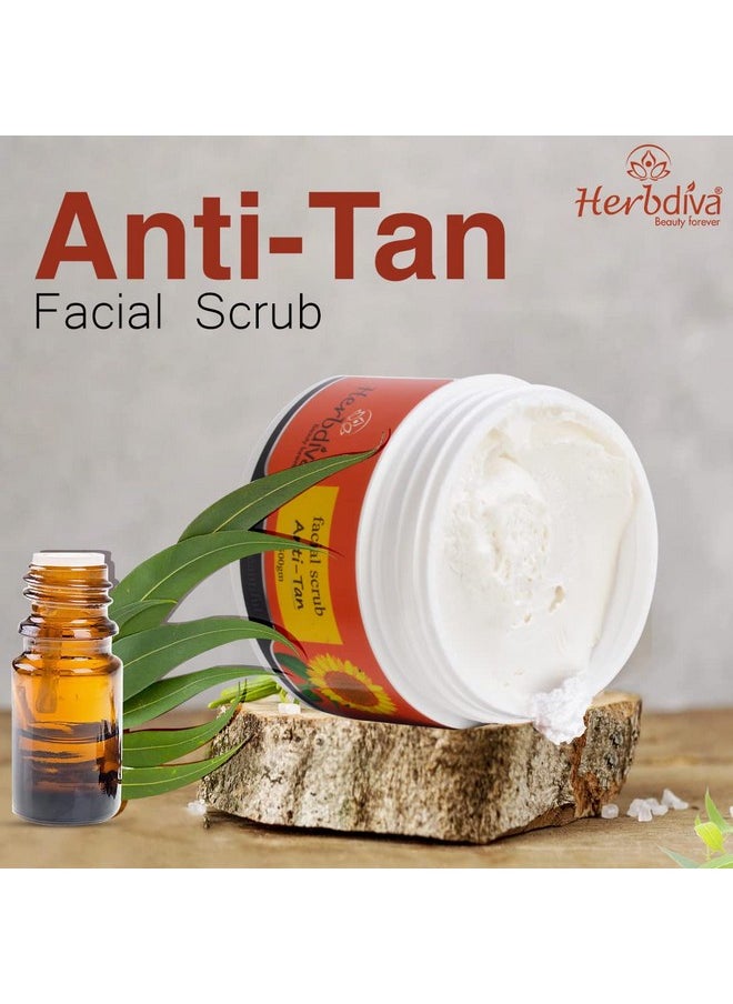 Anti-Tan Facial Scrub 500Gm | Removes Tan, Blackheads & Dirt | Enriched With Clove Oil & Glycerin