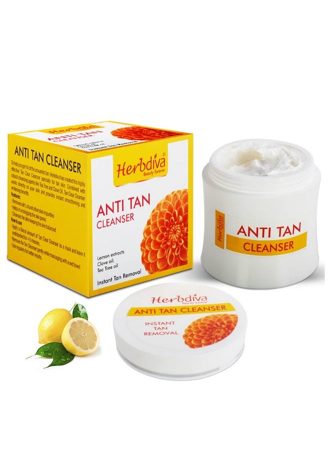 Anti Tan Cleanser 250 Ml | Enriched With Lemon Extracts & Clove, Tea Tree Oil | For Instant Tan Removal, All Skin Types