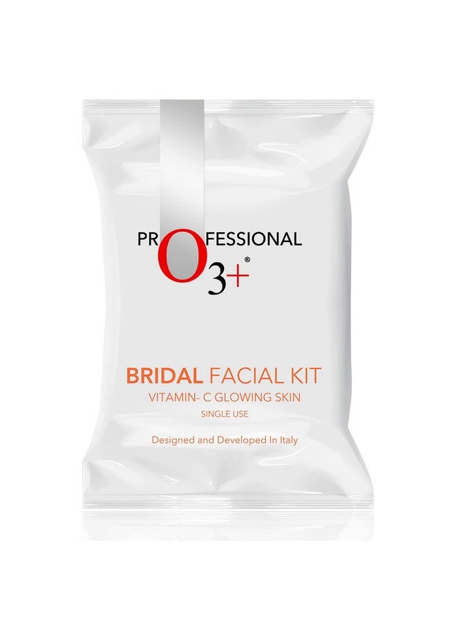 Bridal Facial Kit Vitamin C For Glowing Skin And Radiant Complexion Suitable For All Skin Types (44G+103Ml, Single Use)