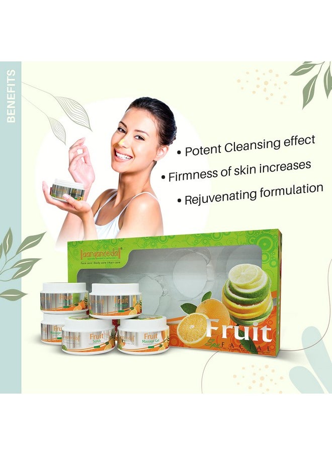 Fruit Facial Kit 210Gm And Coloured & Cucumber Face Toner 100Ml