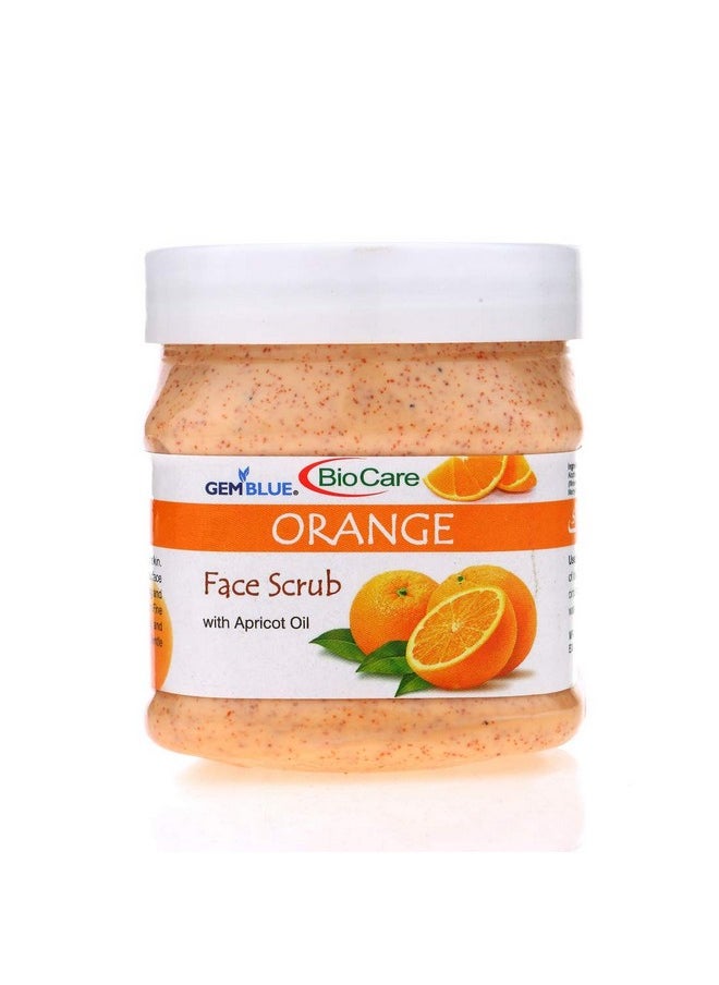 Orange Face Scrub With Apricot Oil