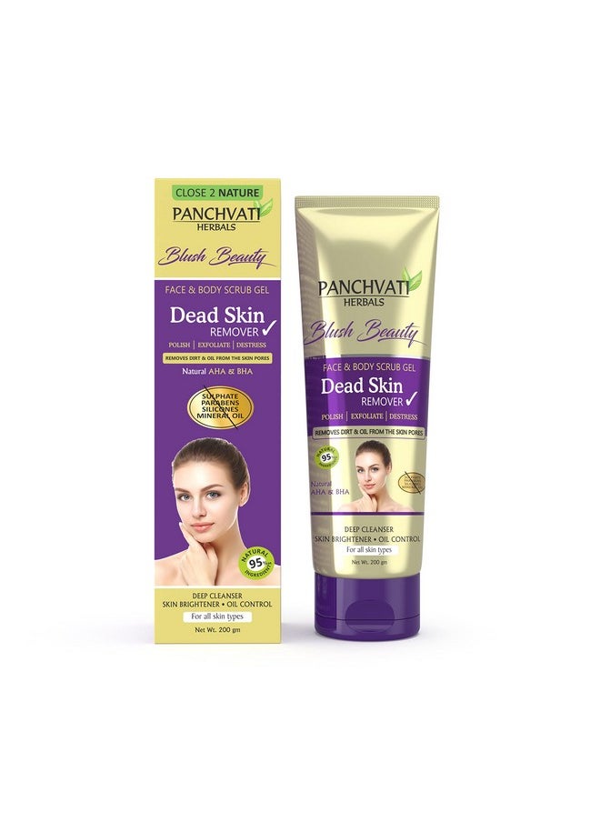 Herbals Dead Skin Remover Powerful Skin Exfoliator With Glowing Results That Removes Dead Skin, Oil & Dirt Without Stripping The Skin Of Its Natural Moisture 200 Ml