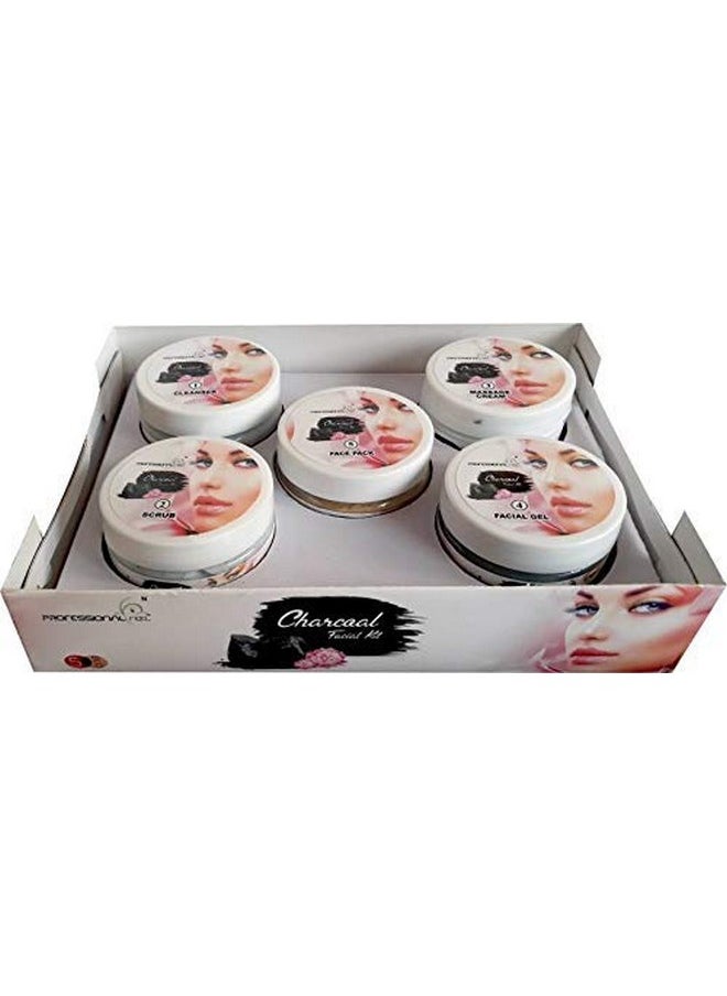 Black Charcoal Facial Kit - 500Gm (Set Of 5)