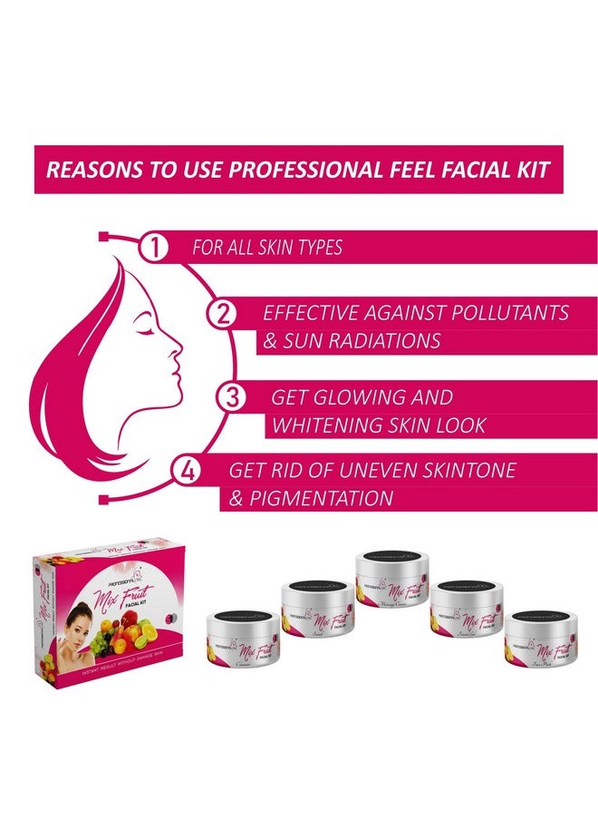 Mix Fruit Facial Kit- 500 Gm (Set Of 5)