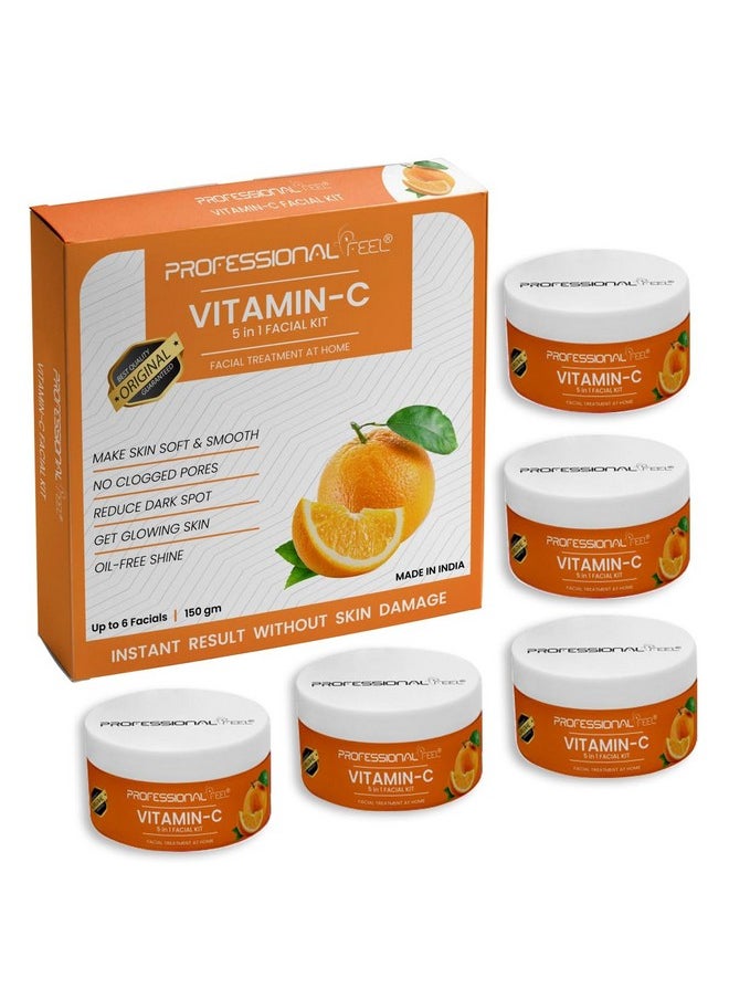 Vitamin C Facial Kit For All Type Skin Solutioin Women & Men Facial Kit ( 150 G)