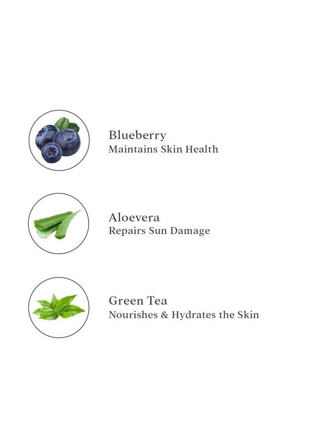 Blueberry D-Tan® With Natural Extracts For Tan Removal & Sun Damage Protection Ideal For Dry Skin (300 G)