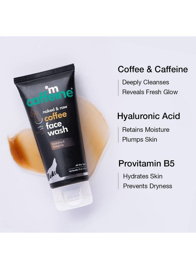 Face Wash Combo Pack With Face Scrub (75Ml Each) | Pack Of 2 Coffee Face Care Kit For Pollution Control & Tan Removal