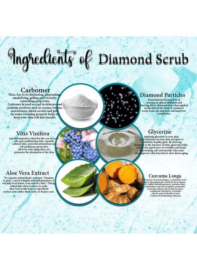 Diamond Face & Body Scrub, 250Gm, Radiant Skin With Fairness