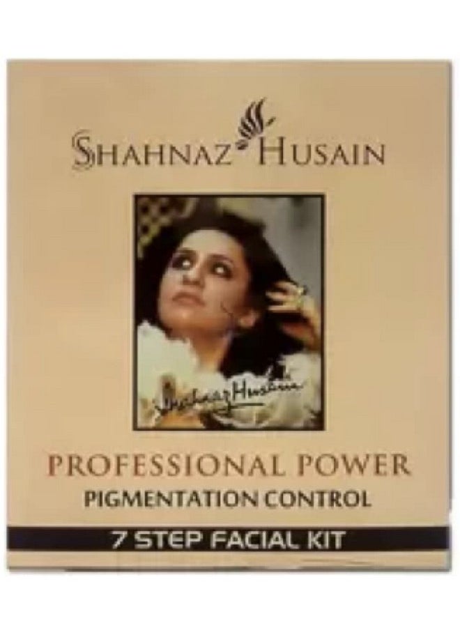 'S Vedic Solutions Shahnaz Professional Power - 7 Step Facial Kit (Pigmentation Control)