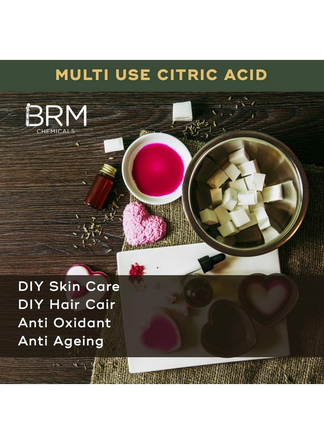 Citric Acid - 200 Grams For Serum Making, Anti Ageing Beauty Formulations, Lotion Making, Cosmetic Making & Diy Personal Care For Face, Hair, Skin & Body