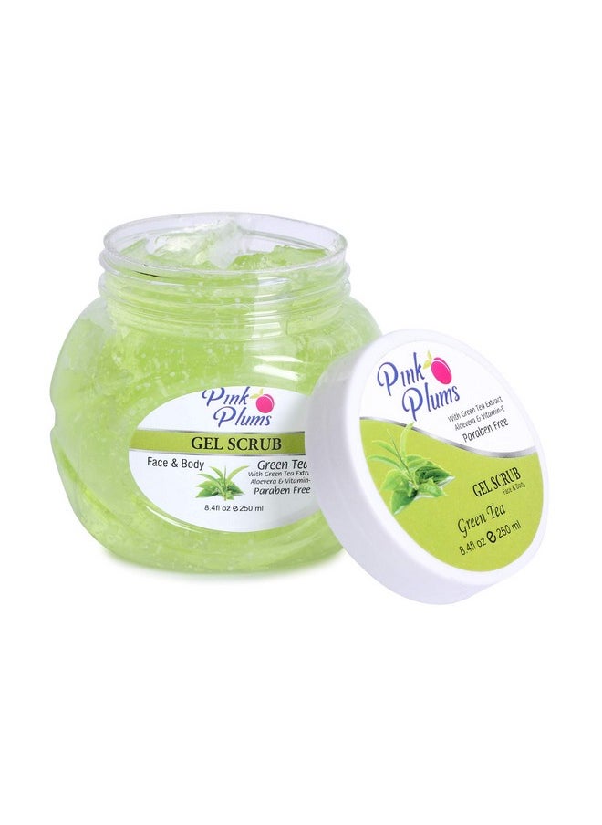 Green Tea Scrub, Gel Scrub, Face Pack And Facial Gel For Face, Body With Vitamin-E, For Women And Men (All Skin Type) 250Ml Each - Pack Of 4, Combo Offer